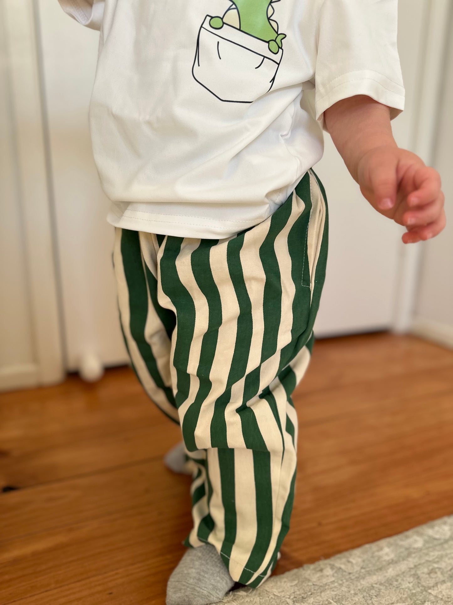 Jungle Stripe Hipster Pants