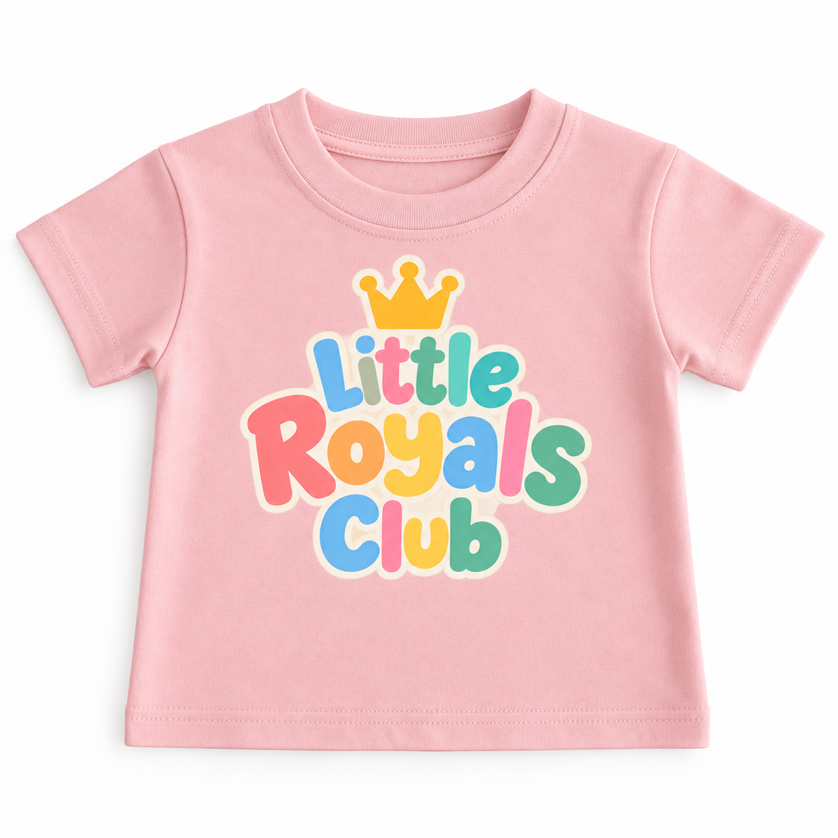 Little Royals Club Tee- Rose