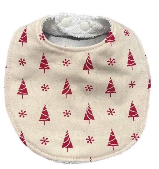Christmas Bib White Xmas