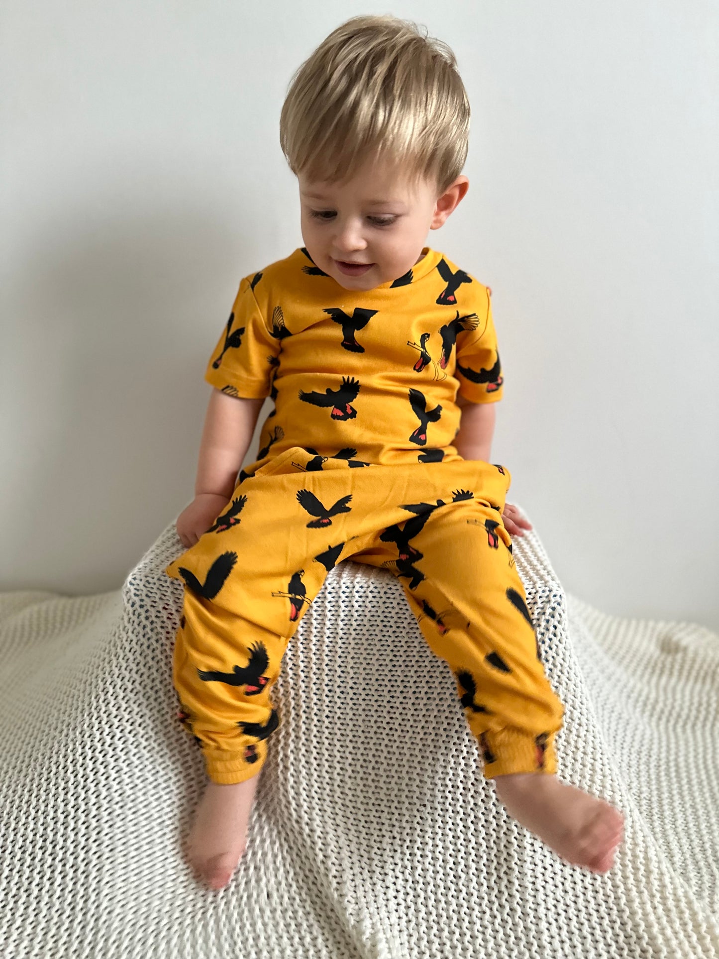 Gang Gang Black Cockatoo Harem Pants| Dusty Road Apparel