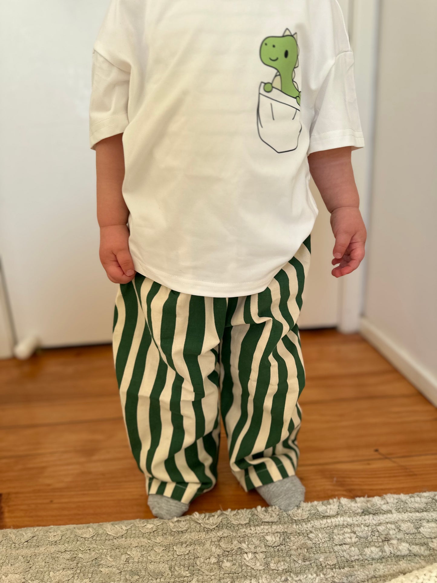 Jungle Stripe Hipster Pants