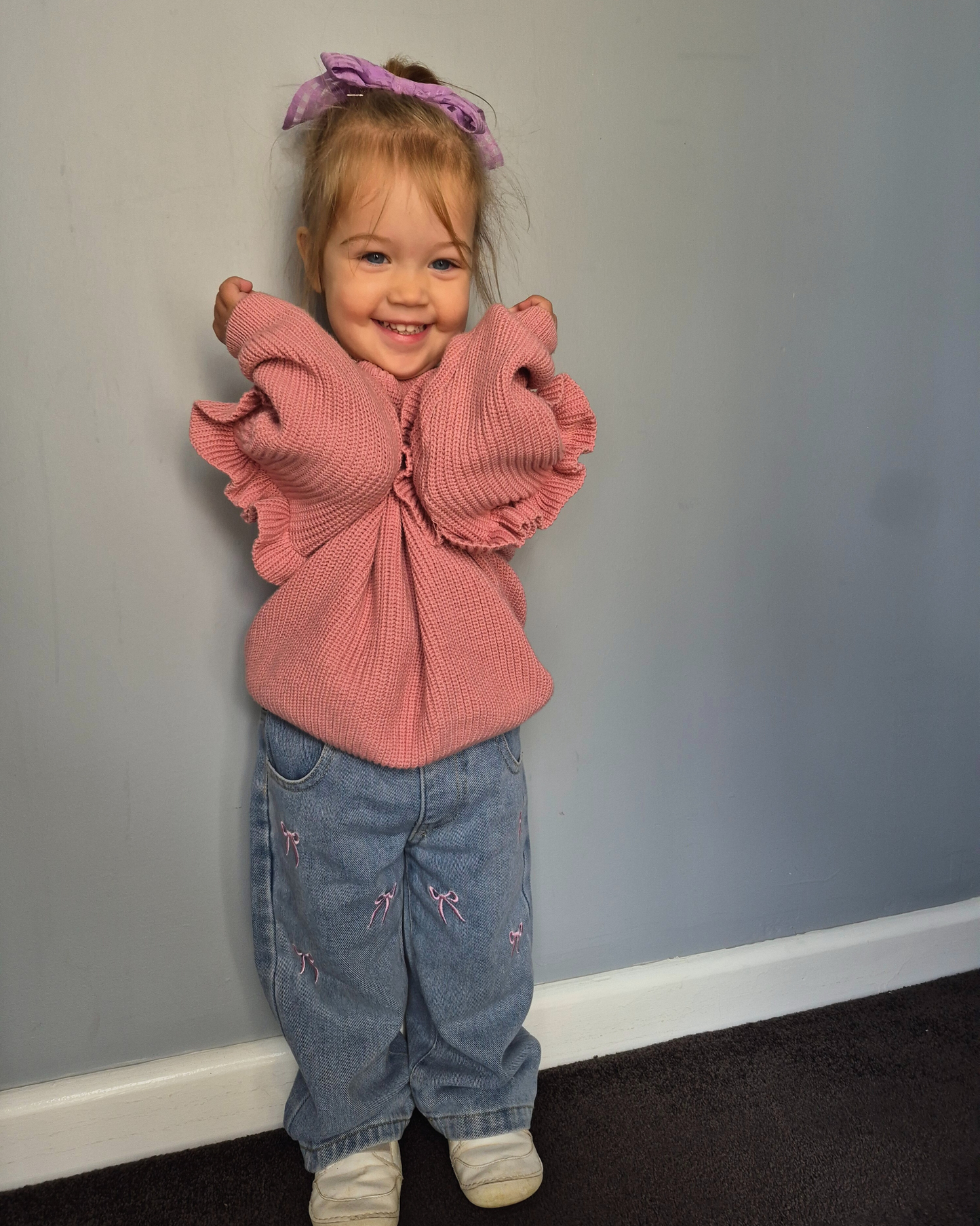Blissful Bow Jeans
