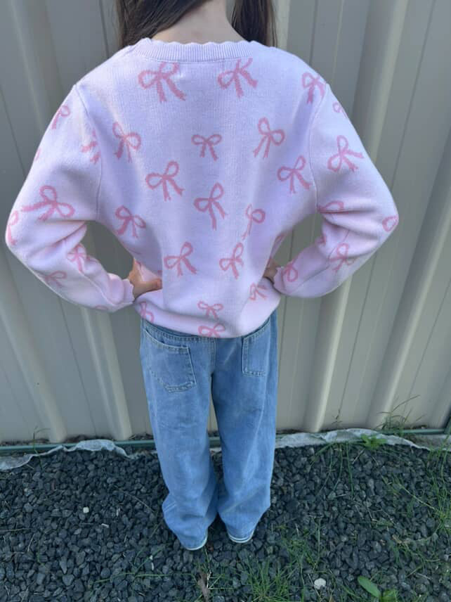 Blissful Bow Jeans