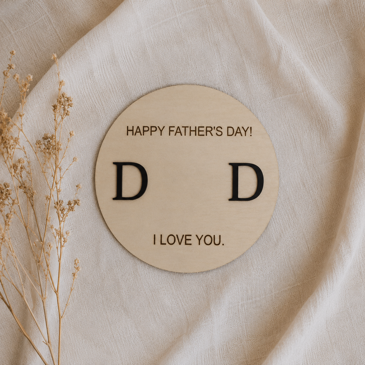 Dad Timber Handprint Plaque | Custom Creations