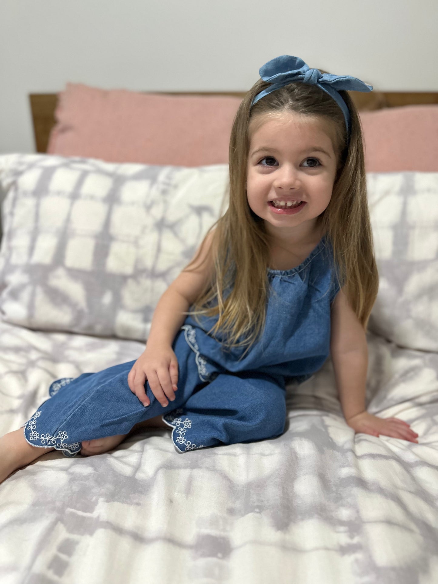 Sapphire Dreams Embroidered Set