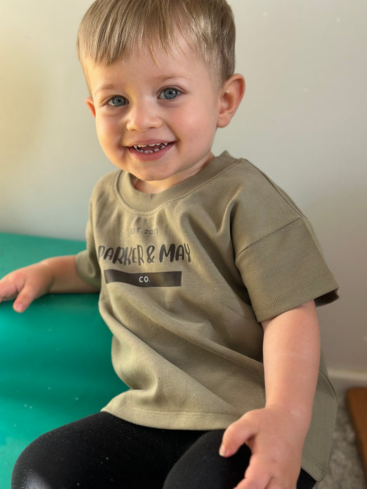 Parker & May Tee- Khaki
