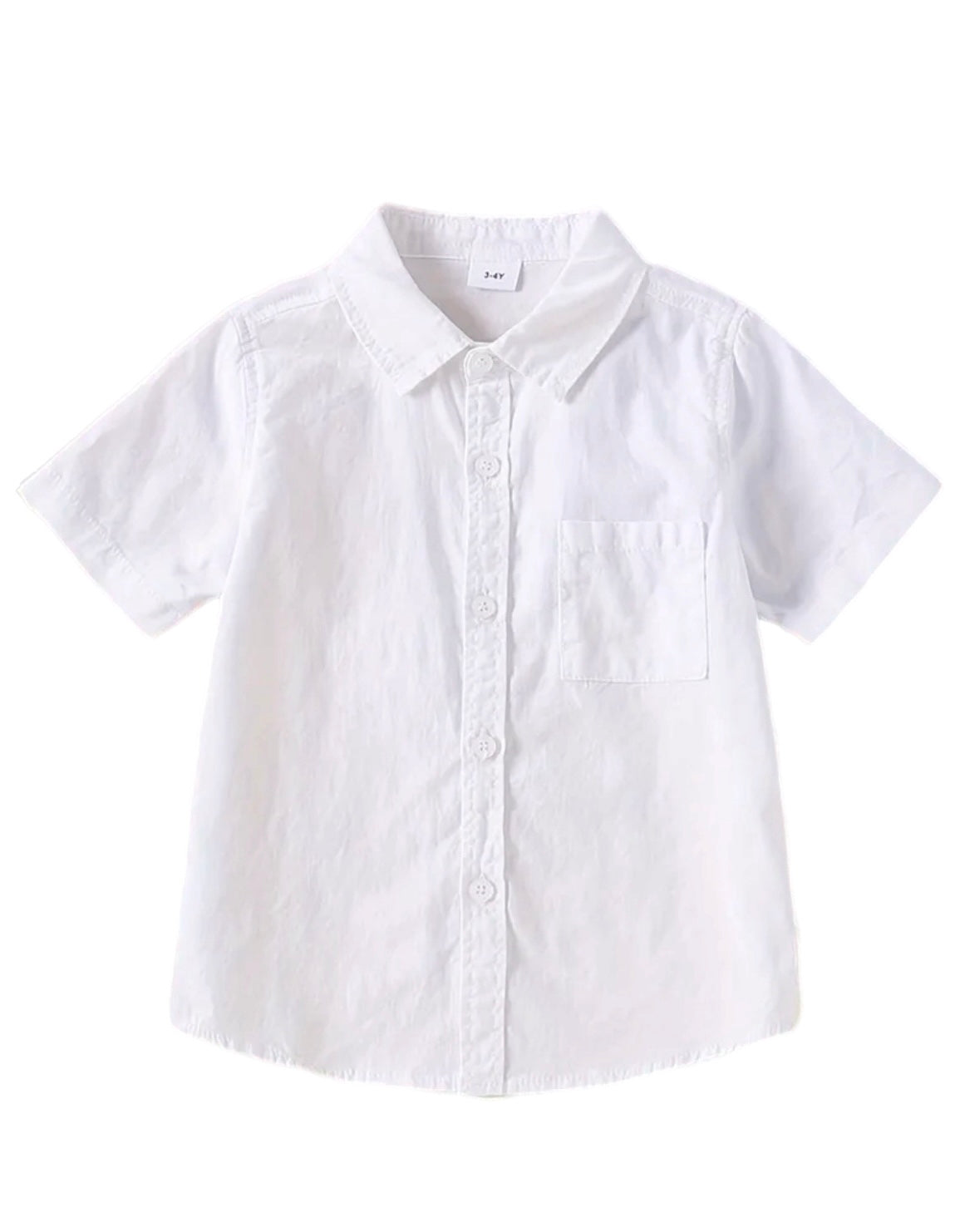 Royal White Button Up Shirt