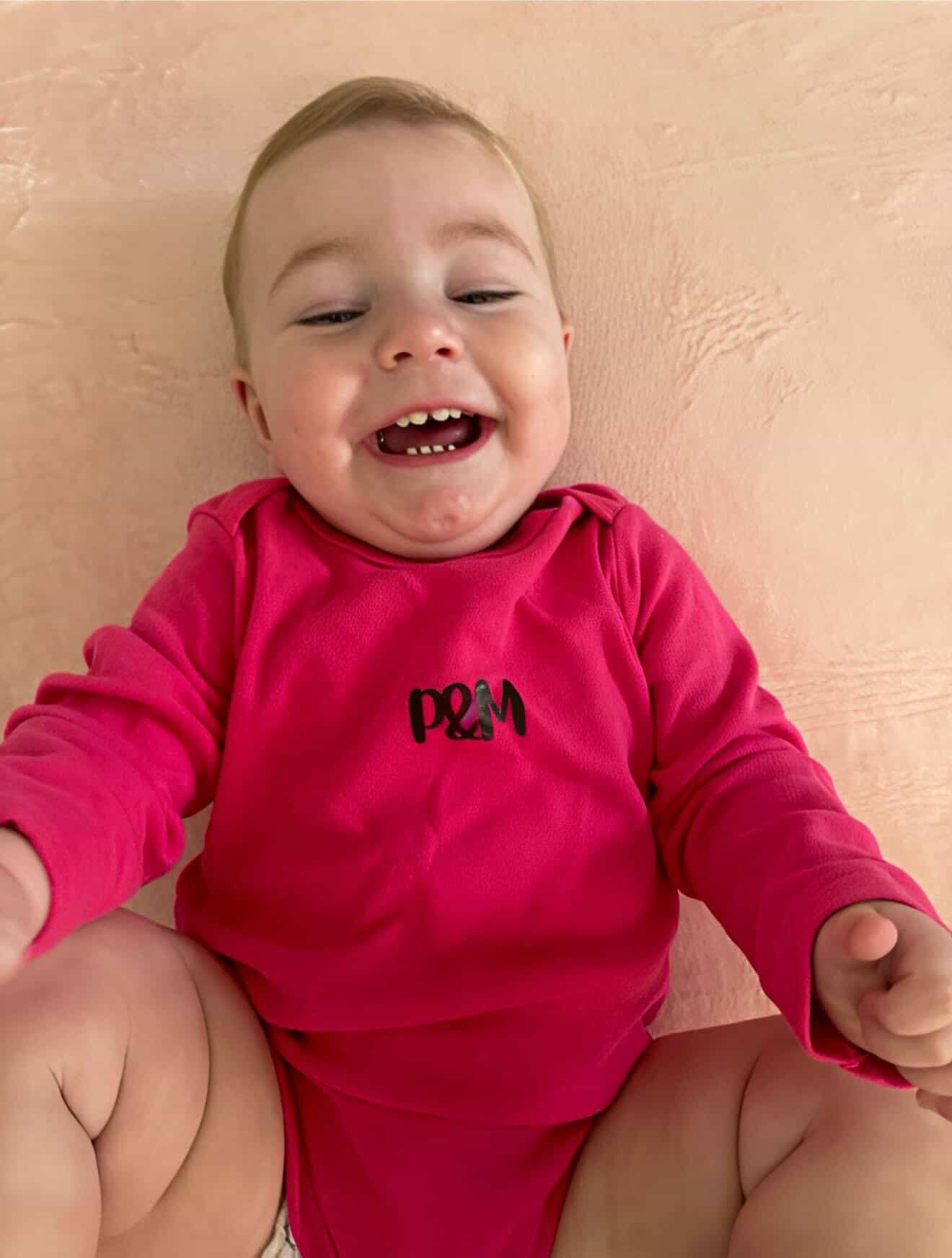 Parker & May Bodysuit Long Sleeve- Blush