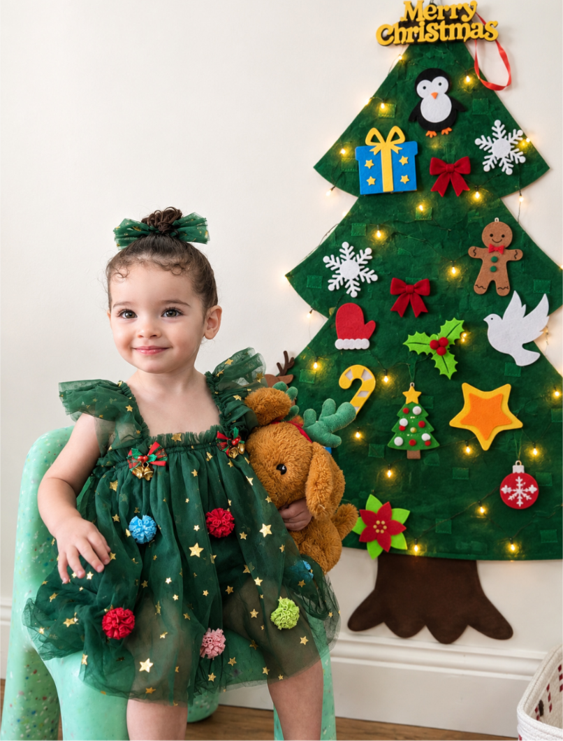 Harper’s Festive Fairy Romper Set