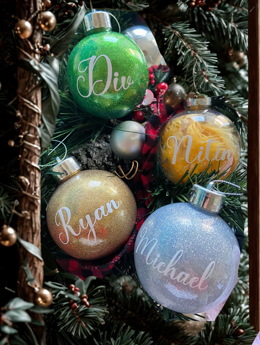 Personalised Christmas Baubles