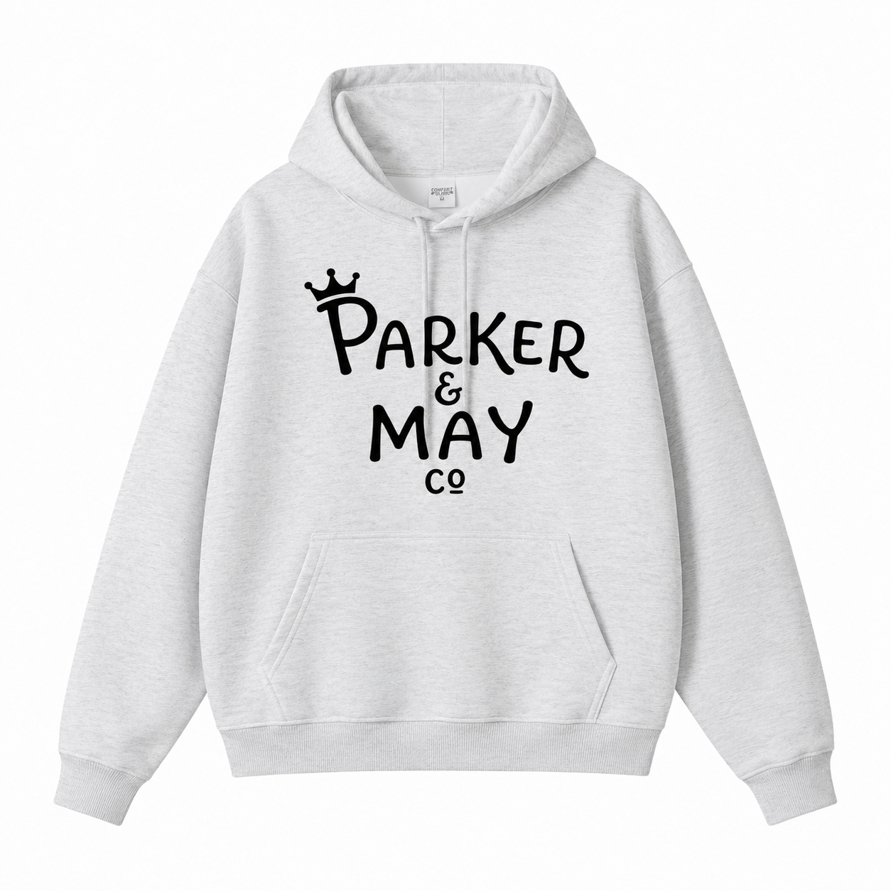 Pre-order: Parker & May Adult Hoodie- Grey