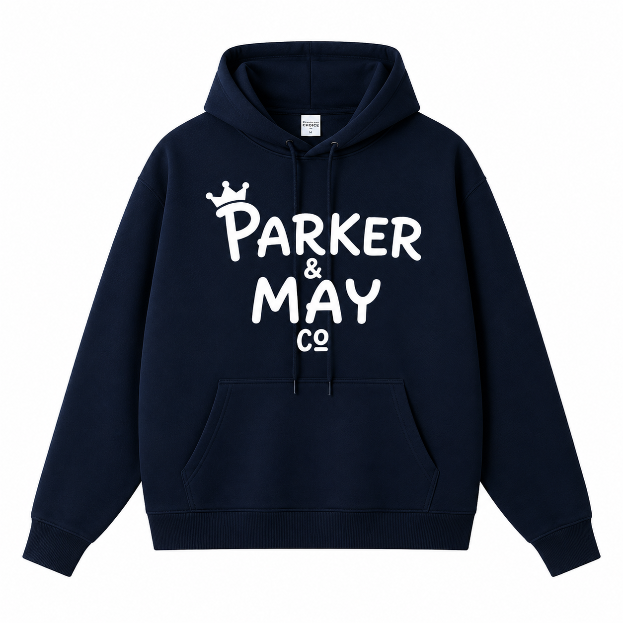 Pre-order- Parker & May Adult Hoodie- Navy