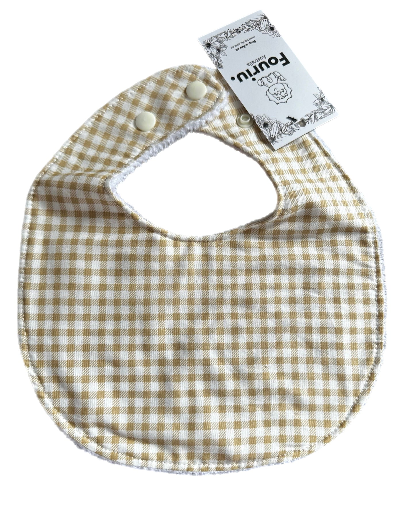 Little Henry Baby Bib- Checkered | Fouriu
