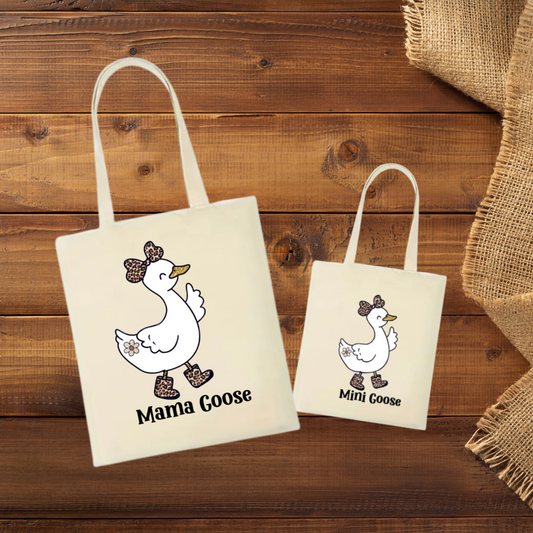 Mama Goose, Mini Goose Tote | Custom Creations
