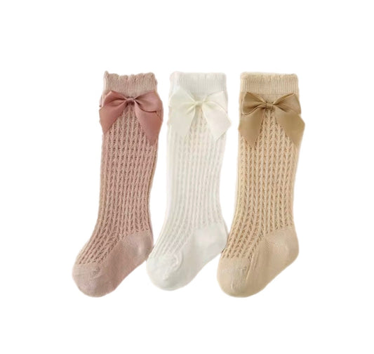 Little Bow Knee High Socks