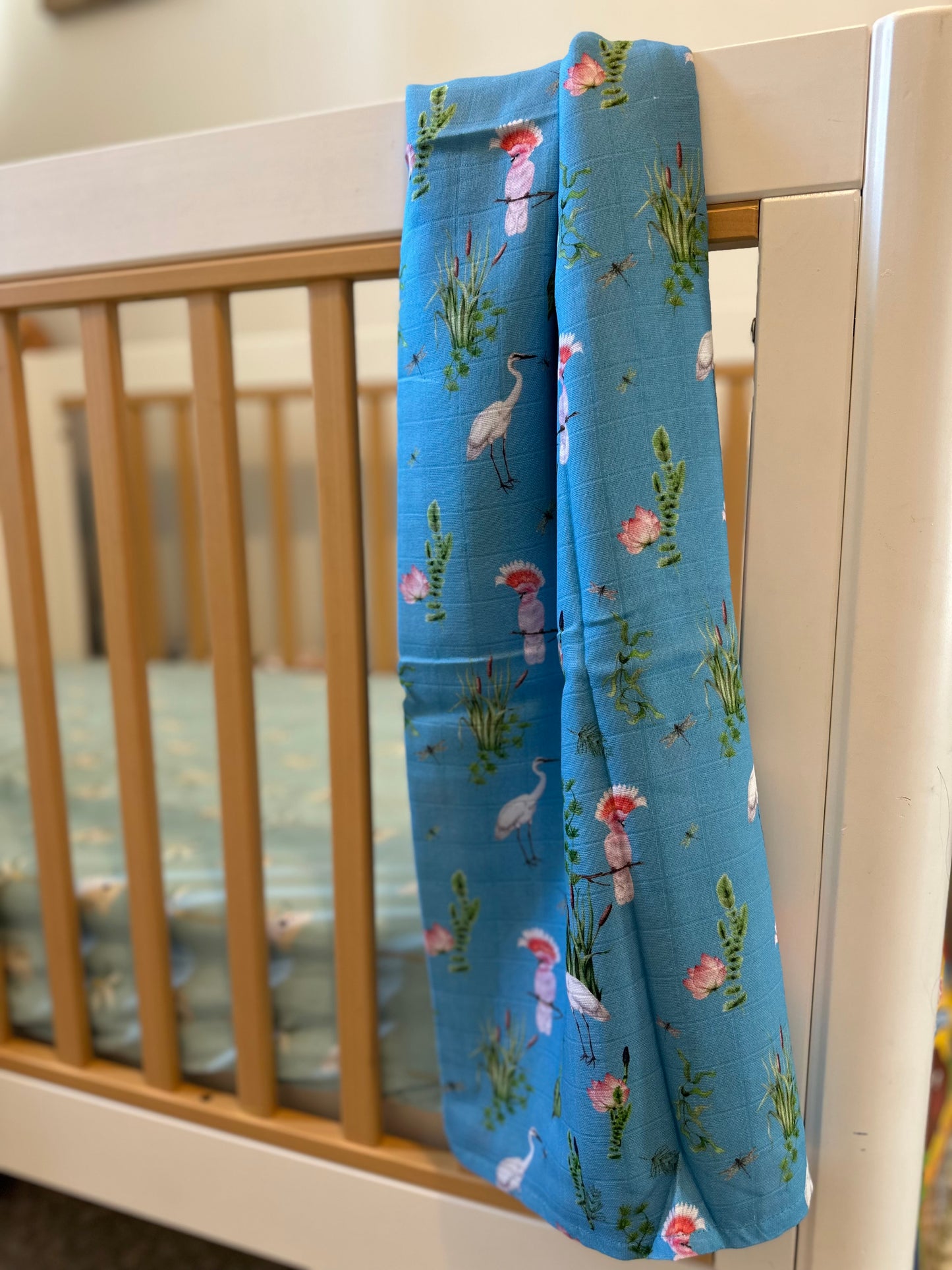 Bullrush Organic Muslin Swaddle| Dusty Road Apparel