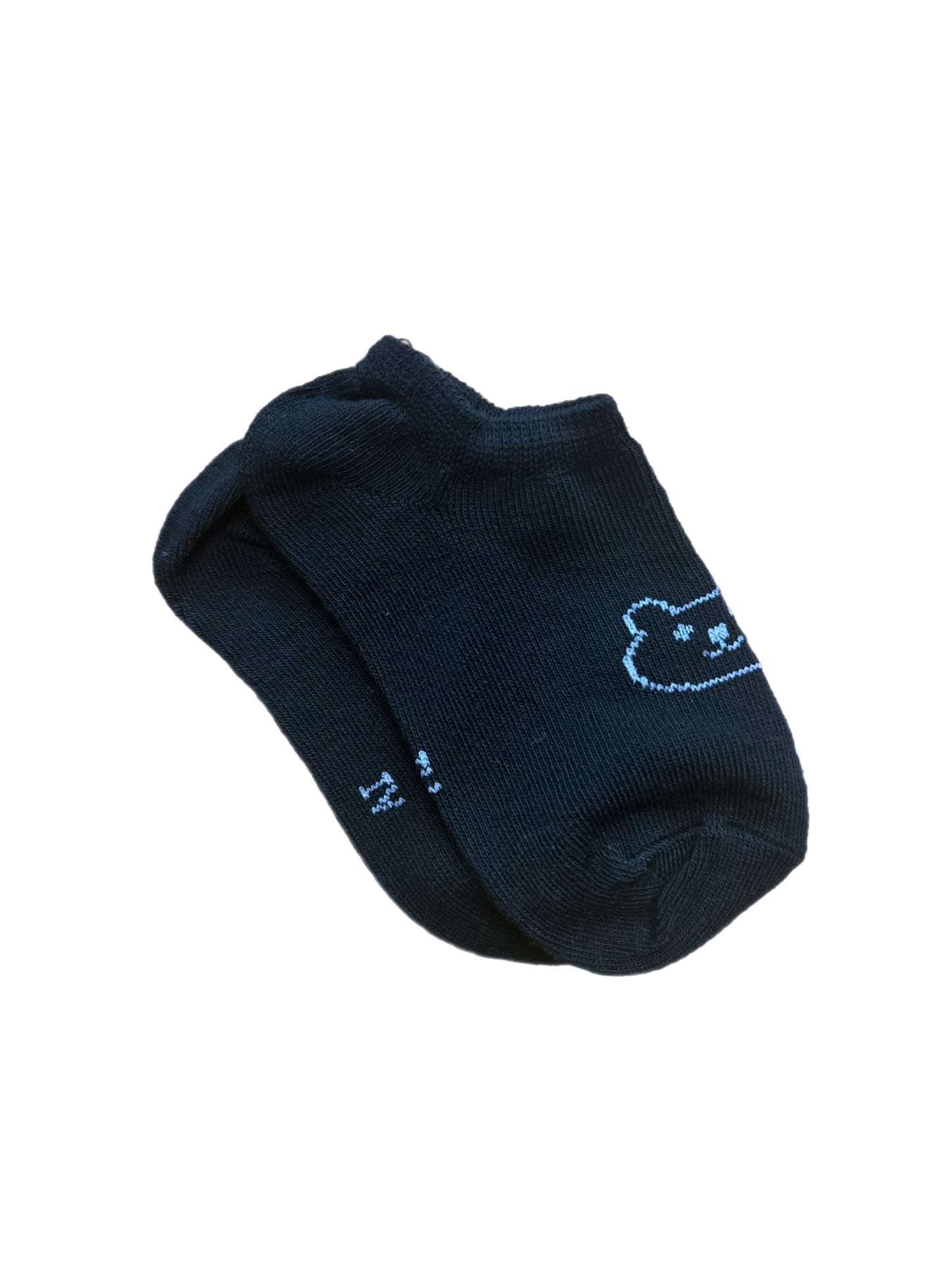 Beary Cotton Socks- Brown and Black
