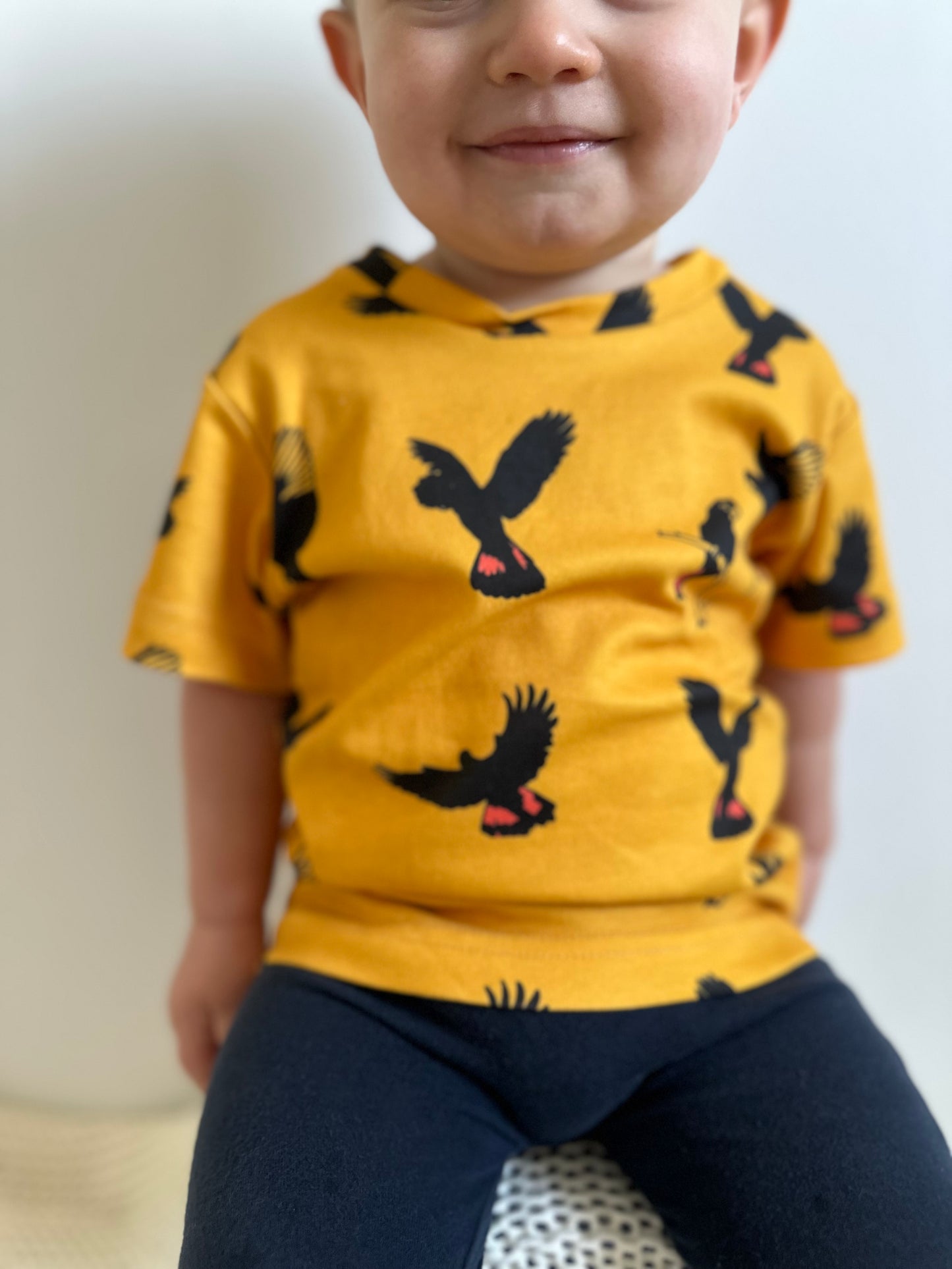 Gang Gang Black Cockatoo Tee| Dusty Road Apparel