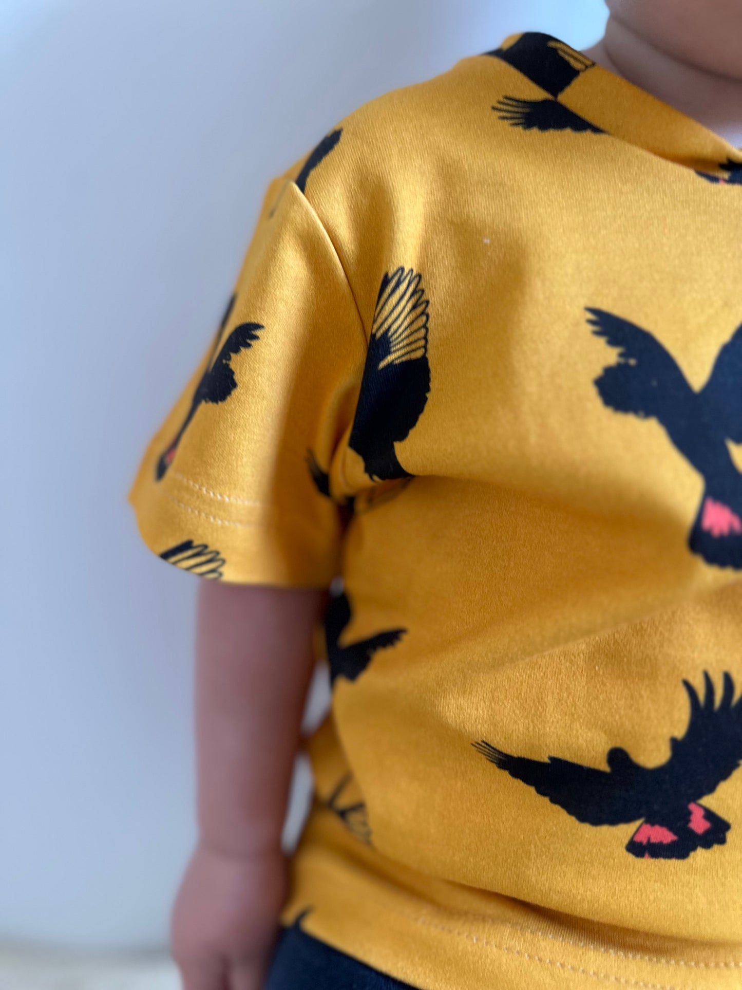 Gang Gang Black Cockatoo Tee| Dusty Road Apparel