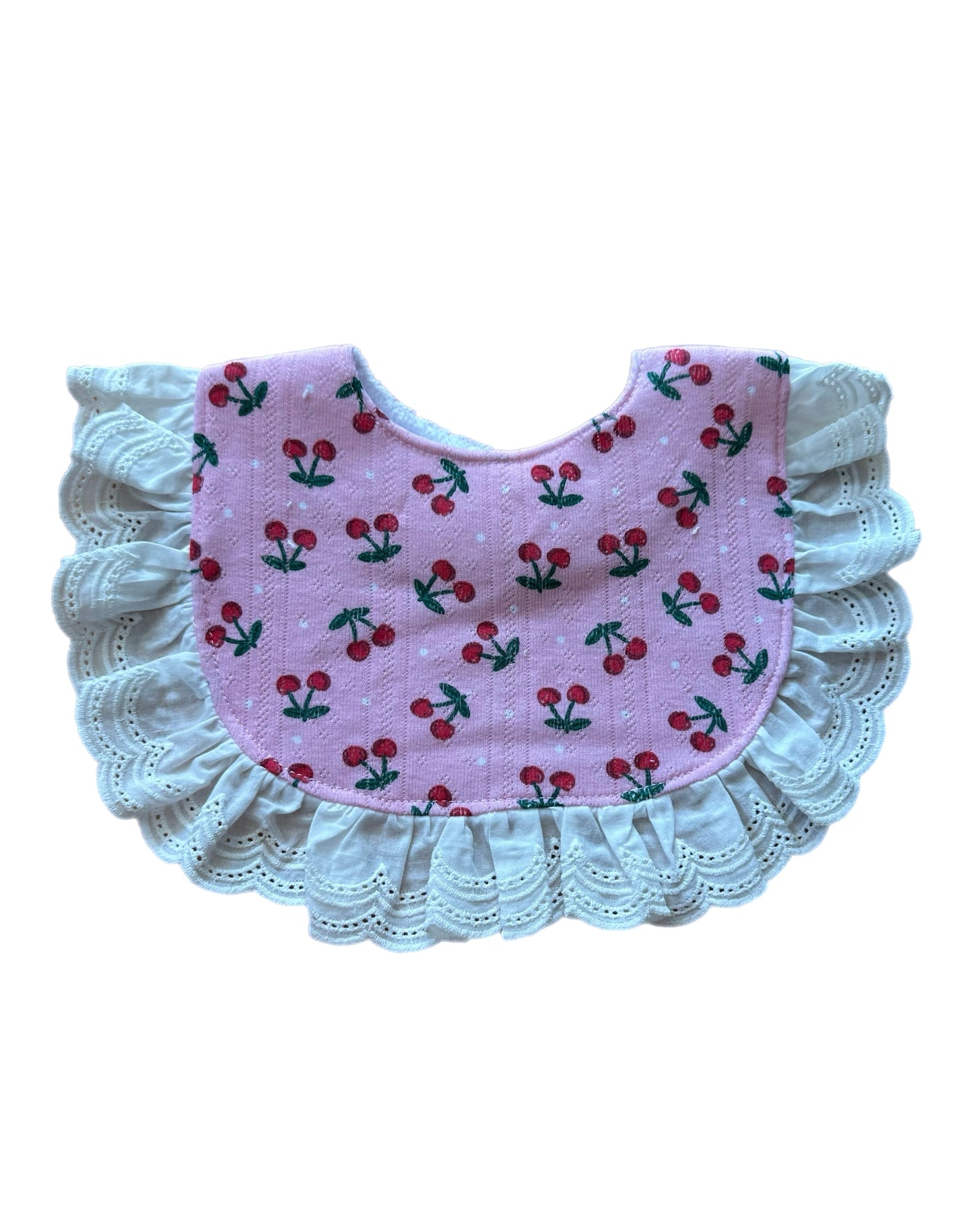Cherry Magic Frilly Bib | Fouriu