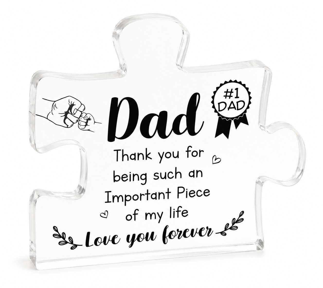 Dad Puzzle Plaque