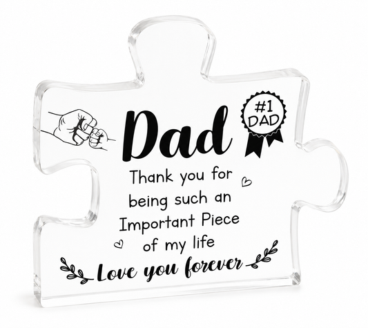 Dad Puzzle Plaque