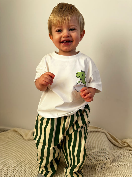 Jungle Stripe Hipster Pants