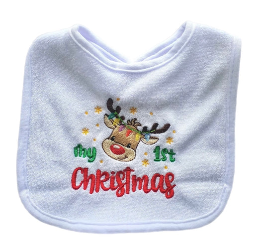 My First Christmas Bib