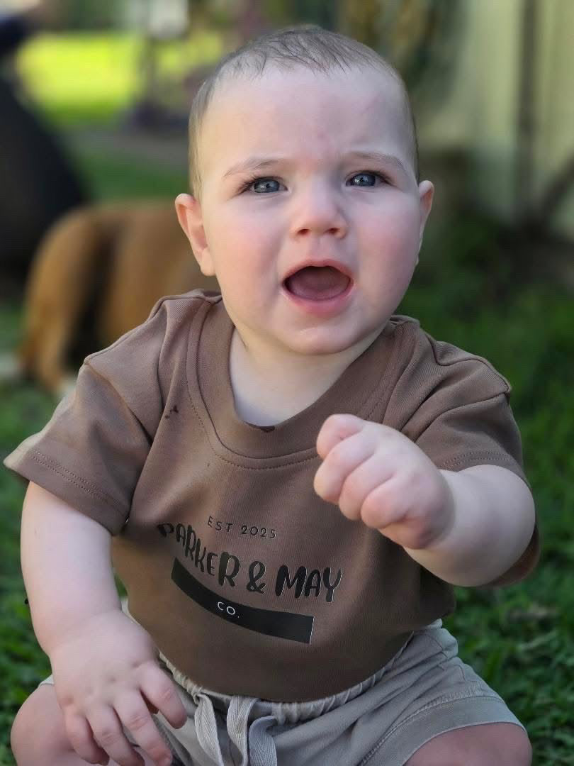 Parker & May Tee- Tan