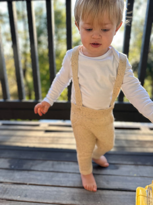 River Suspender Romper Pants | Ardito