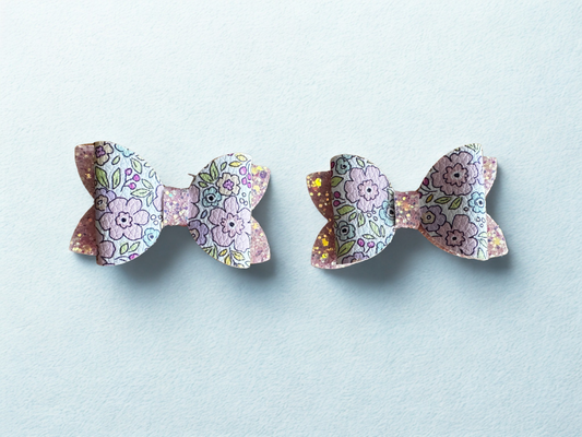 Floral Bloom Bow Set | Alivia Grace Bows