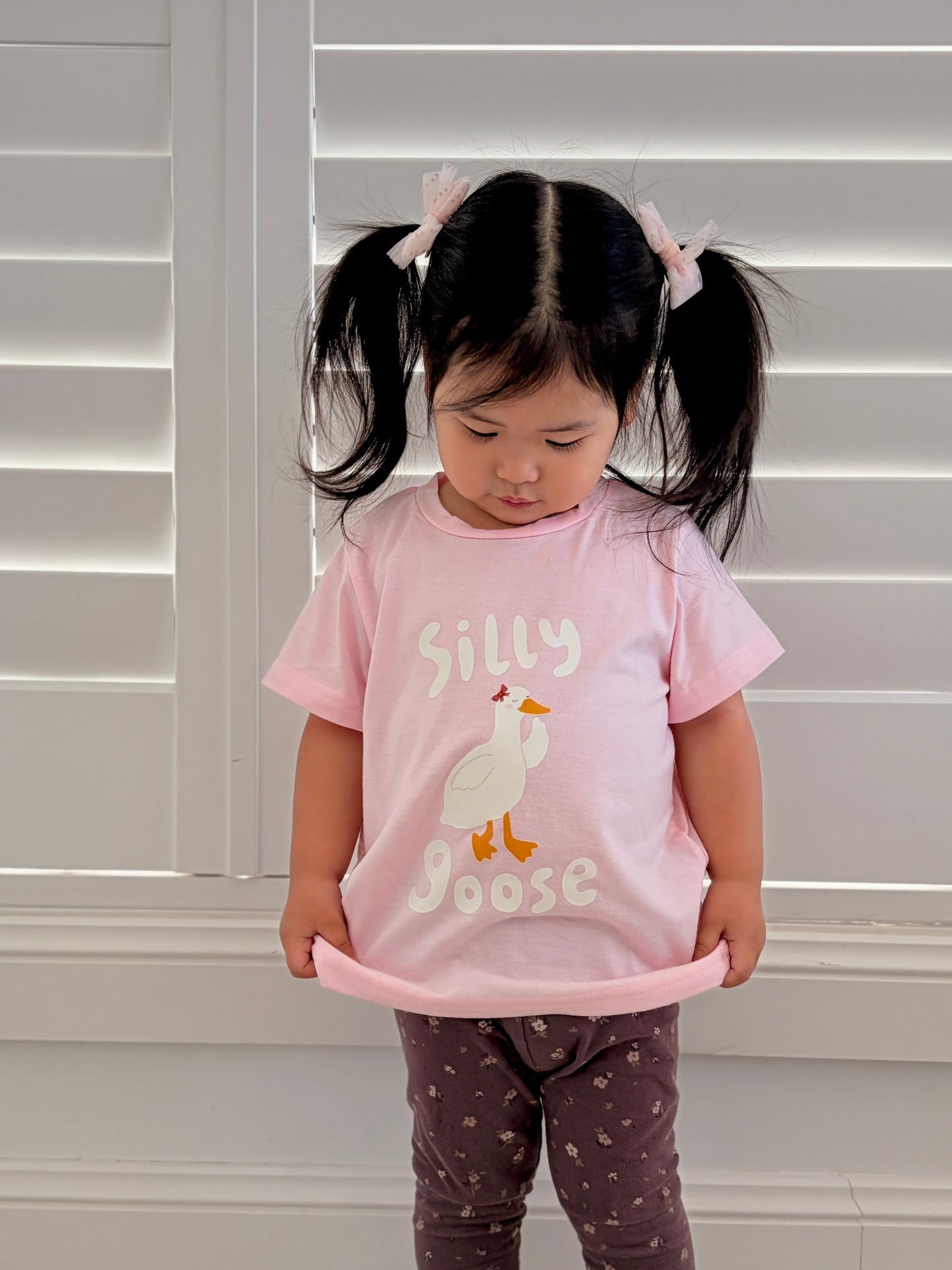 Silly Goose Pink Tee