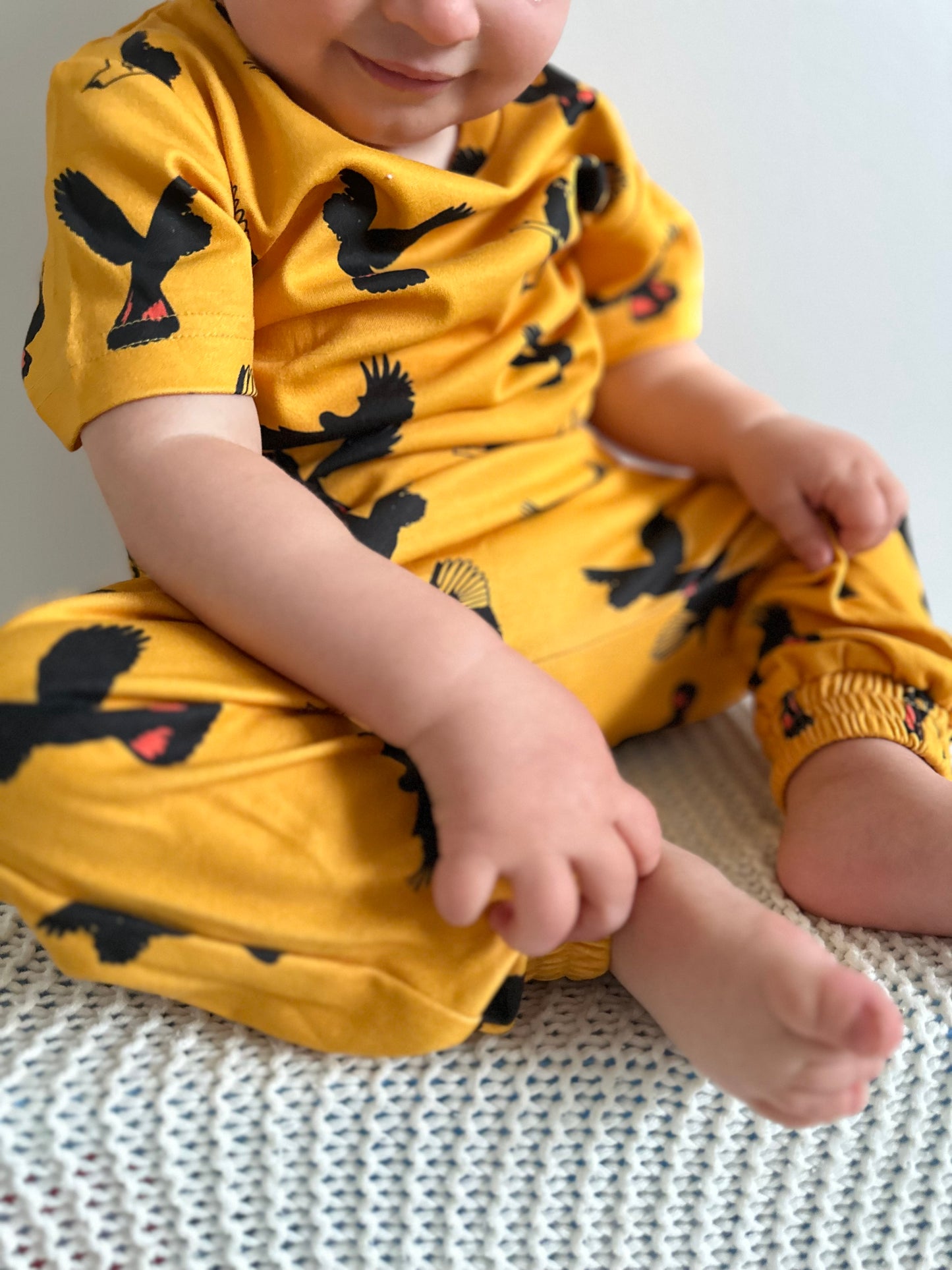 Gang Gang Black Cockatoo Harem Pants| Dusty Road Apparel