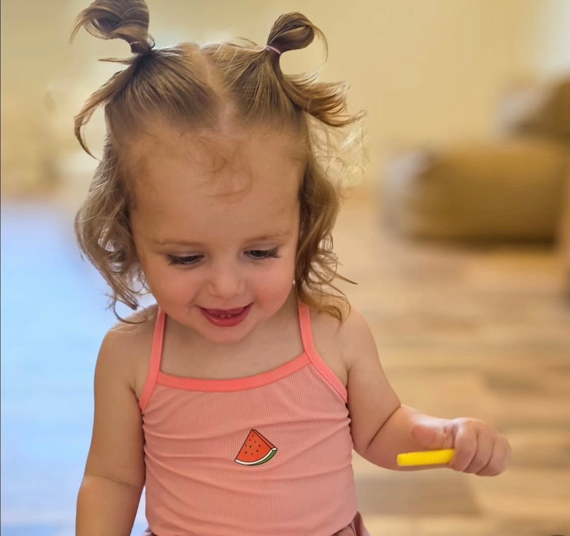 Watermelon Pink Singlet Top