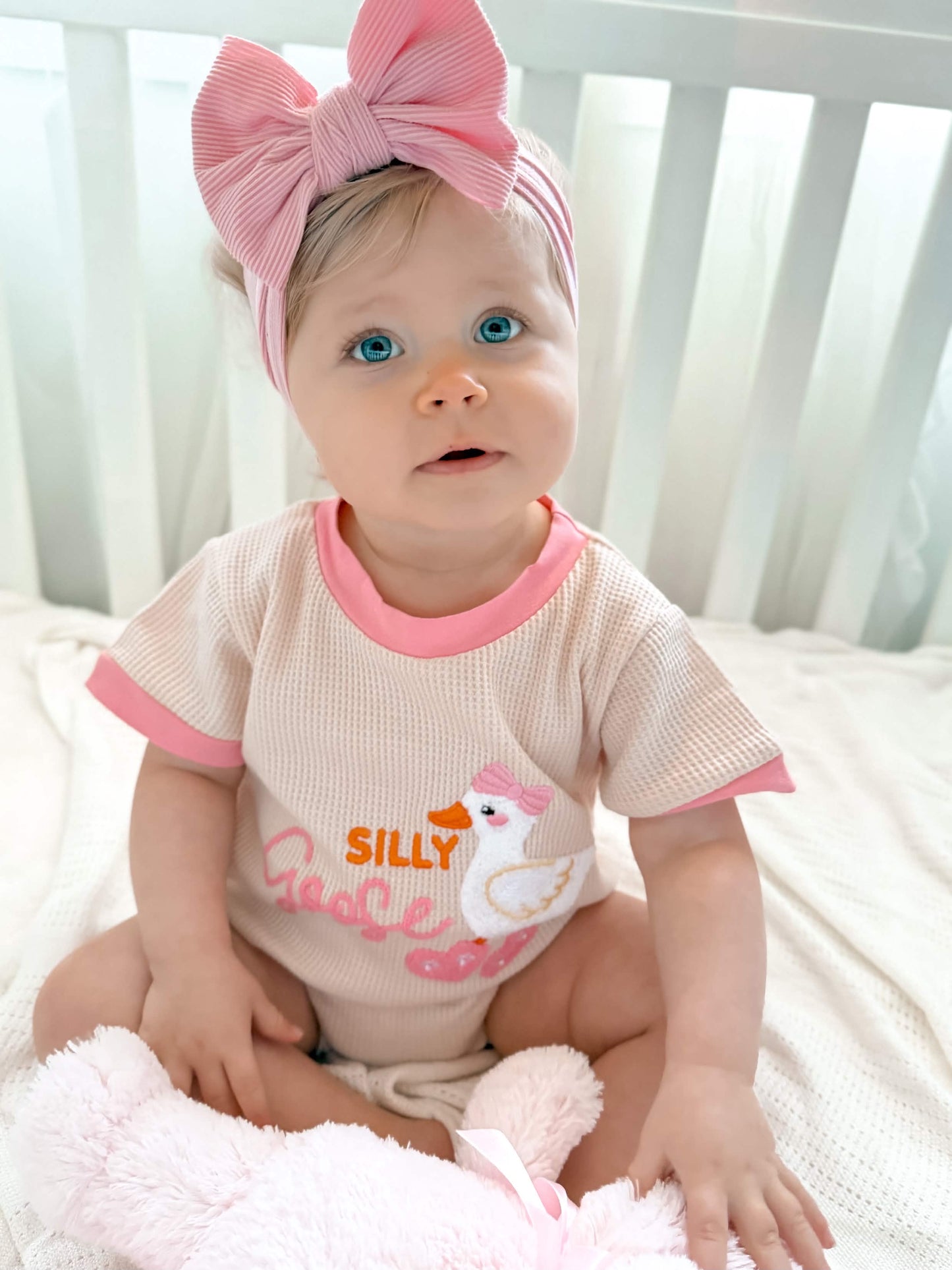 Silly Goose Pink Bodysuit