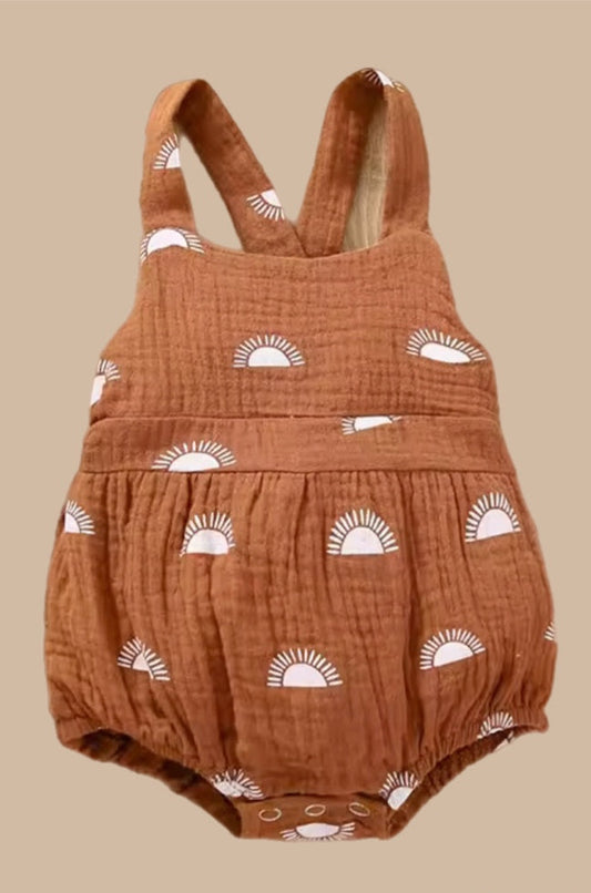 Summer Solstice Romper- Tan