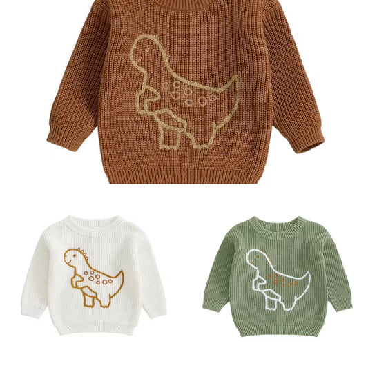 Pre-order: Dino Roar Knit
