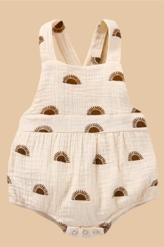 Summer Solstice Romper- Beige