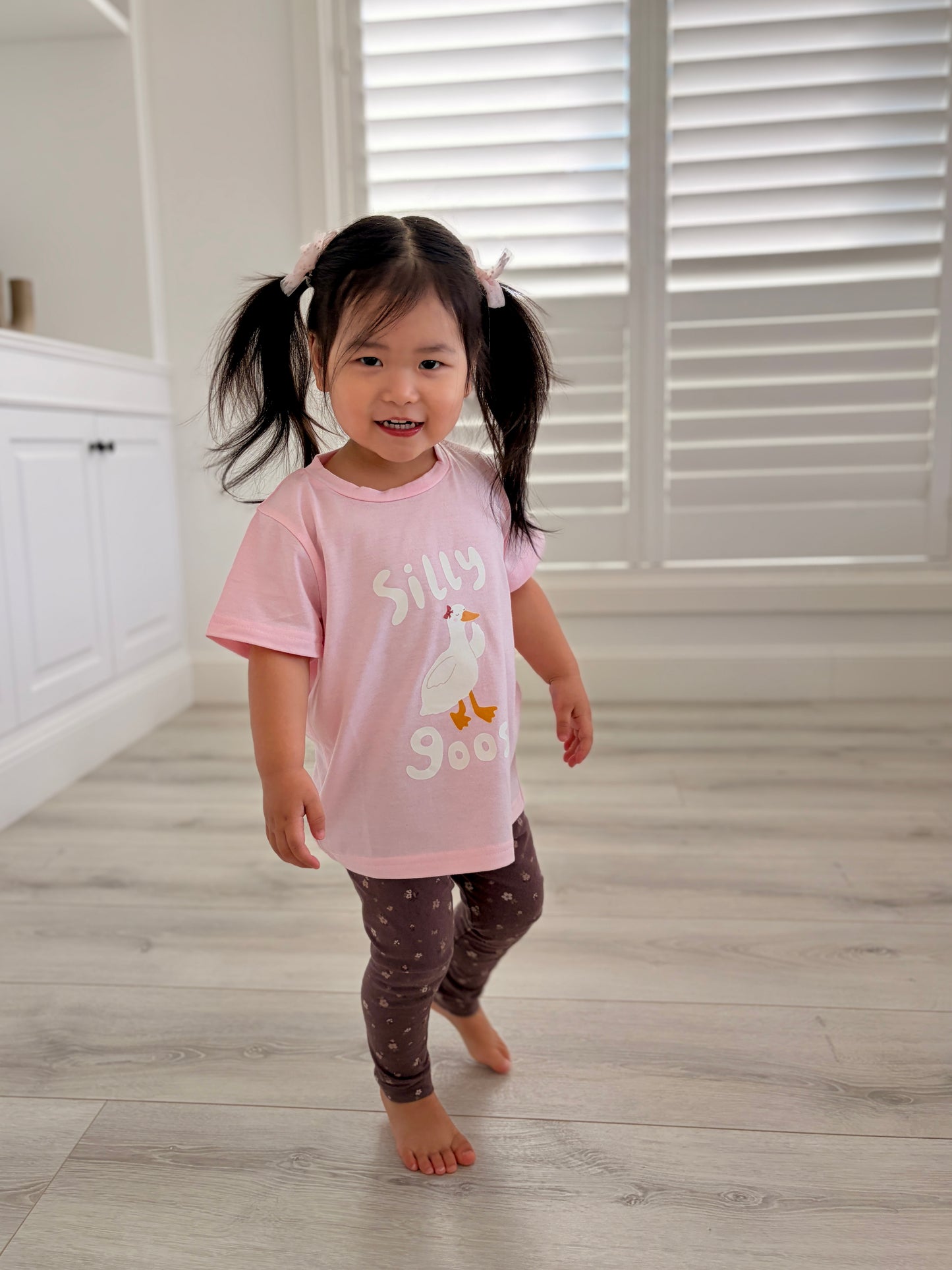Silly Goose Pink Tee