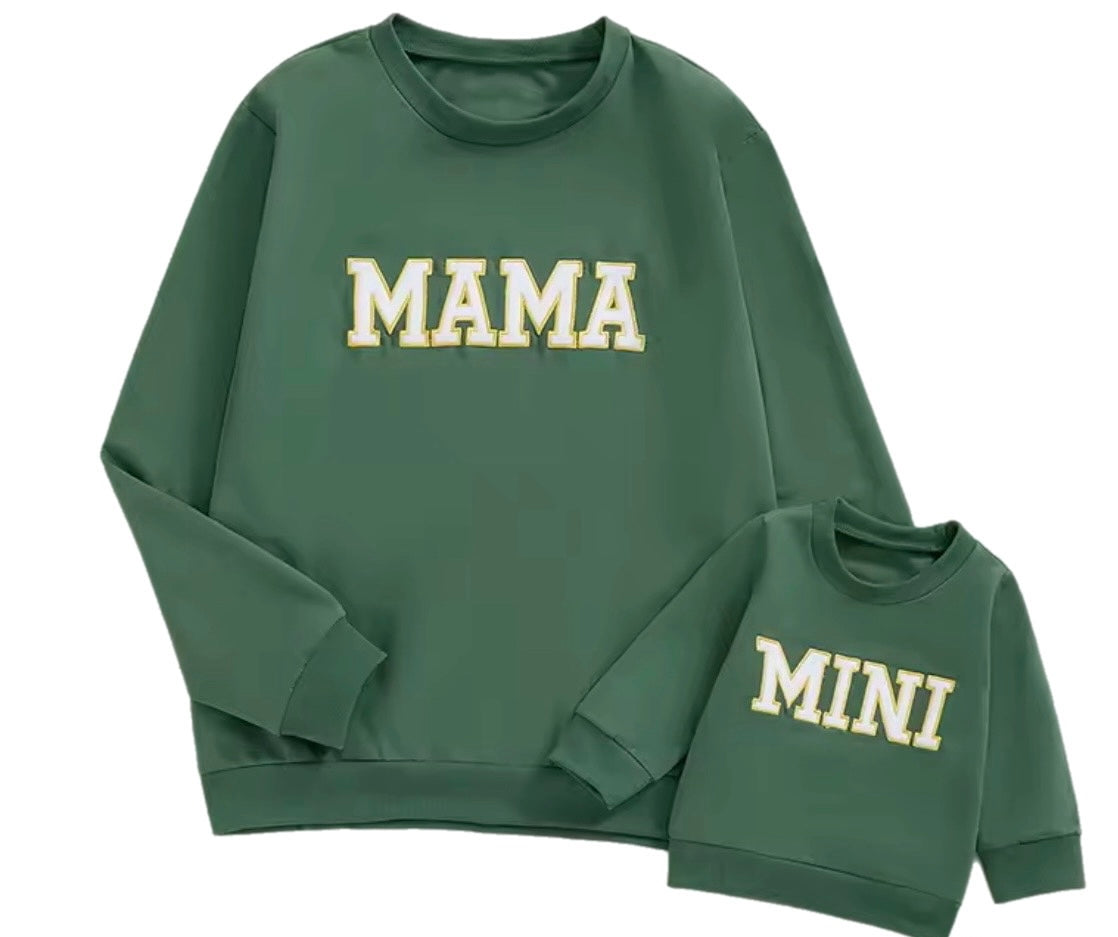 Pre-order- Mama/Mini Sweaters- Pink, Green, Tan and Lilac