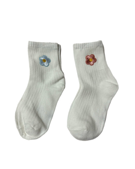 Girls Flower Socks size 6-8
