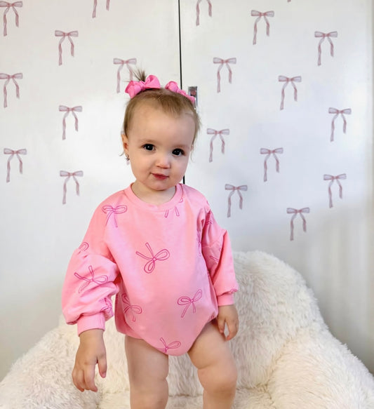 Bow-tastic Romper and headband