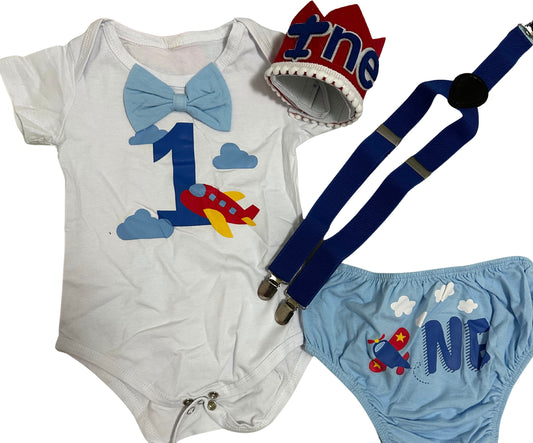 First Birthday Soar Boy Set