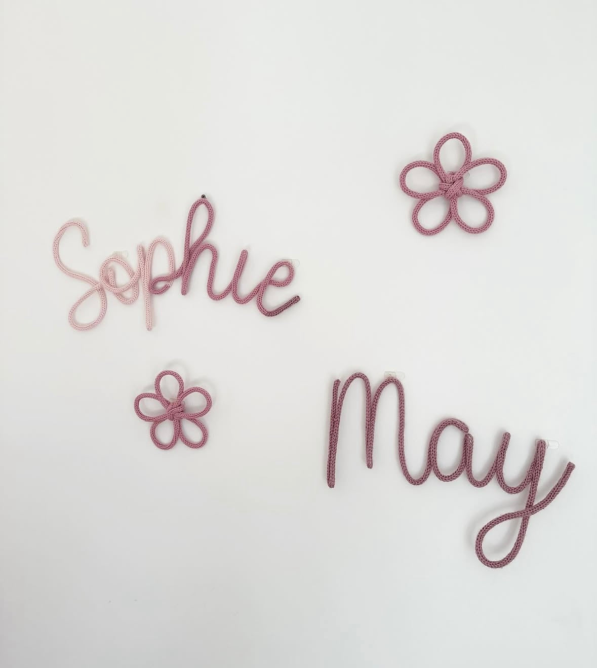 Personalised Name Knitted Decor | Twinspirations