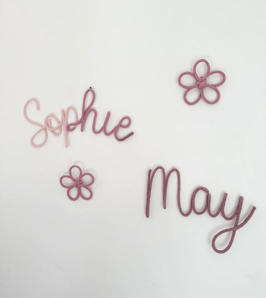 Personalised Name Knitted Decor | Twinspirations