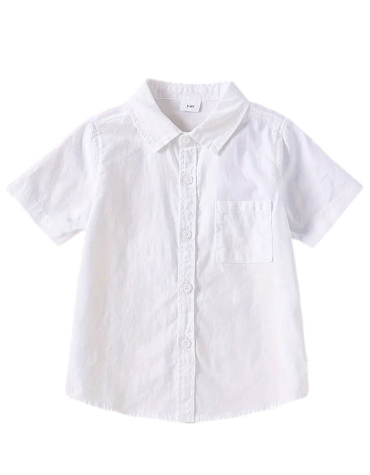 Royal White Button Up Shirt