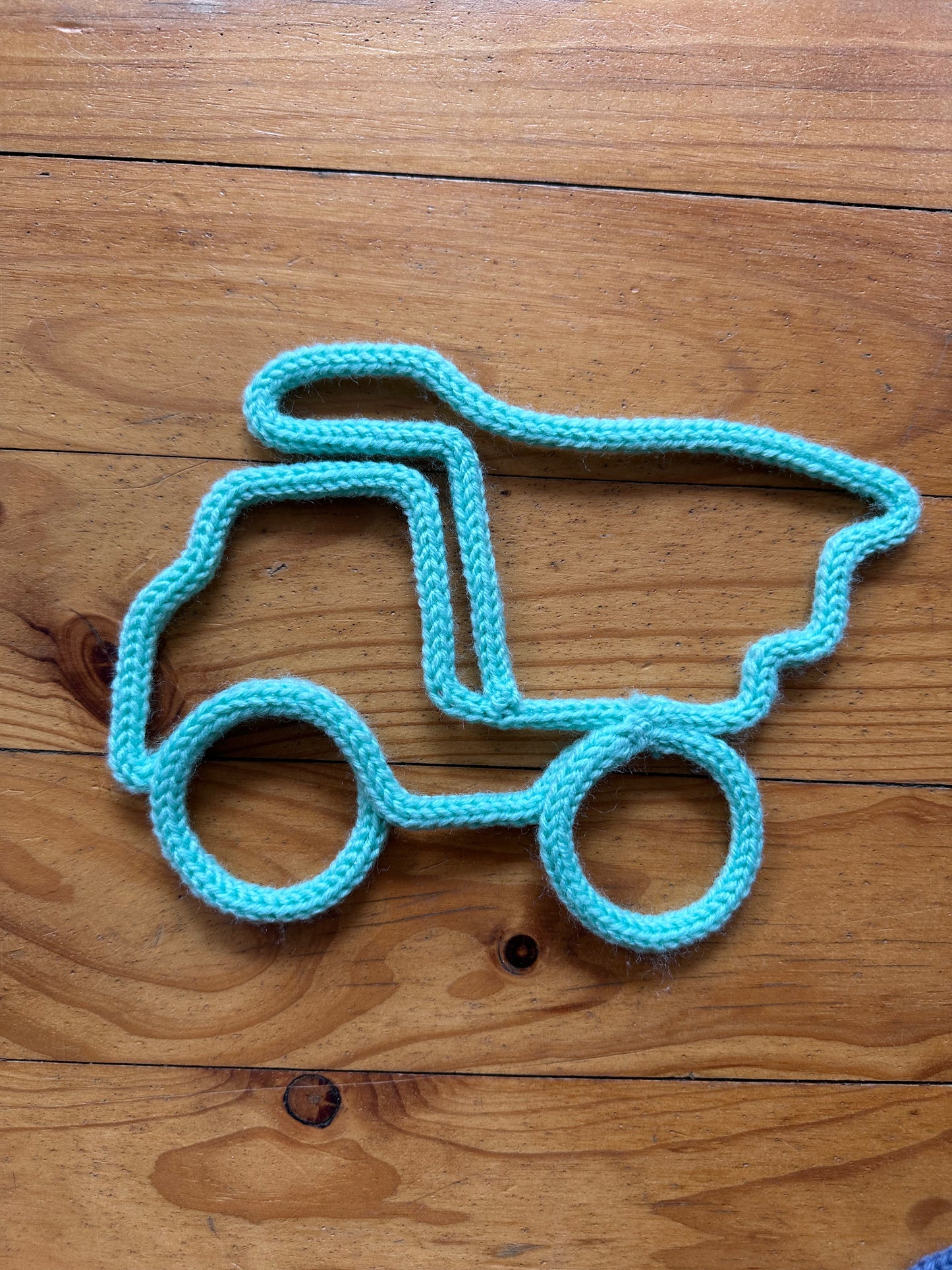 Construction Vehicles Knitted Decor | Twinspirations