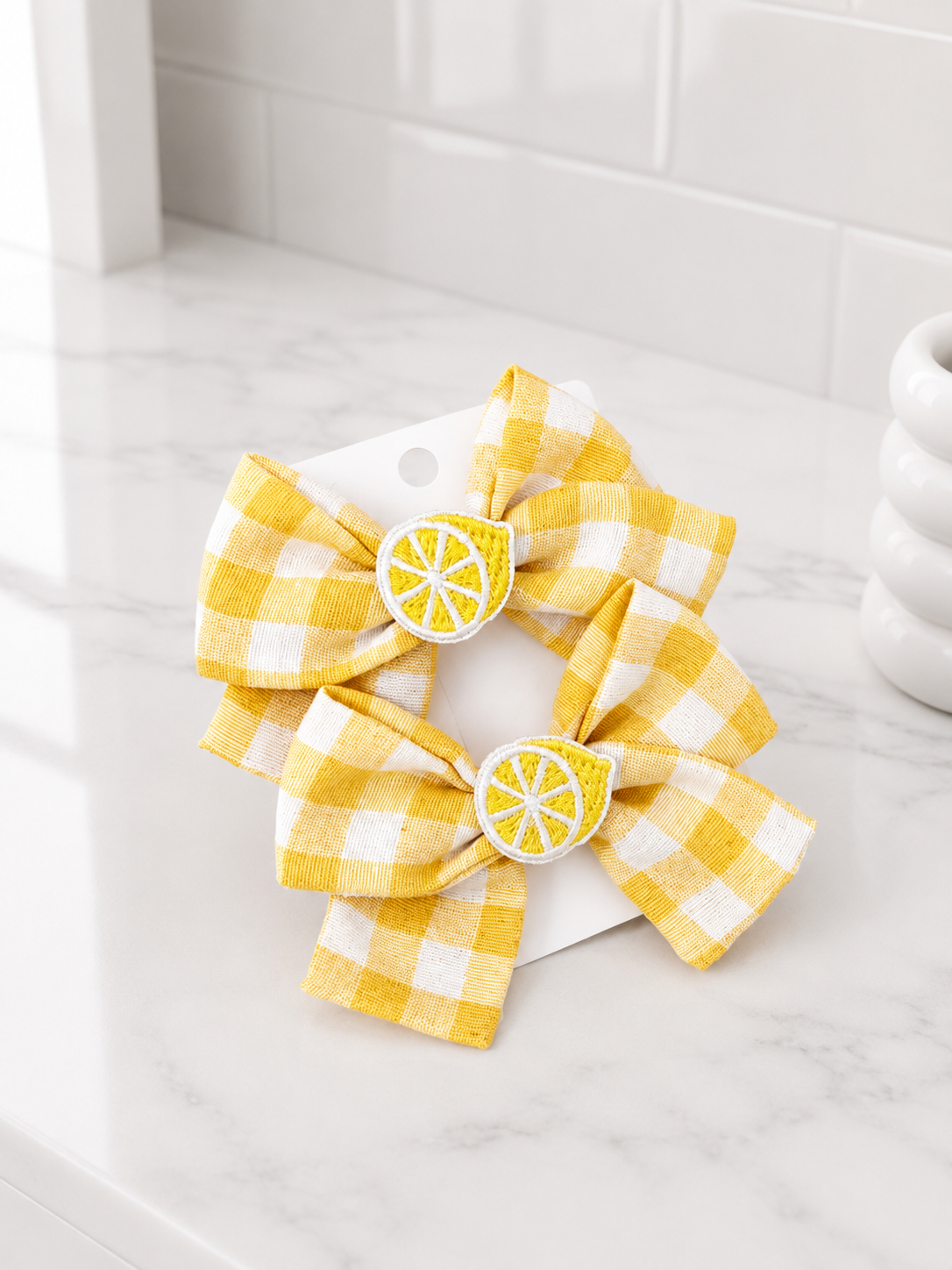 Lemon me Crazy Bow Set