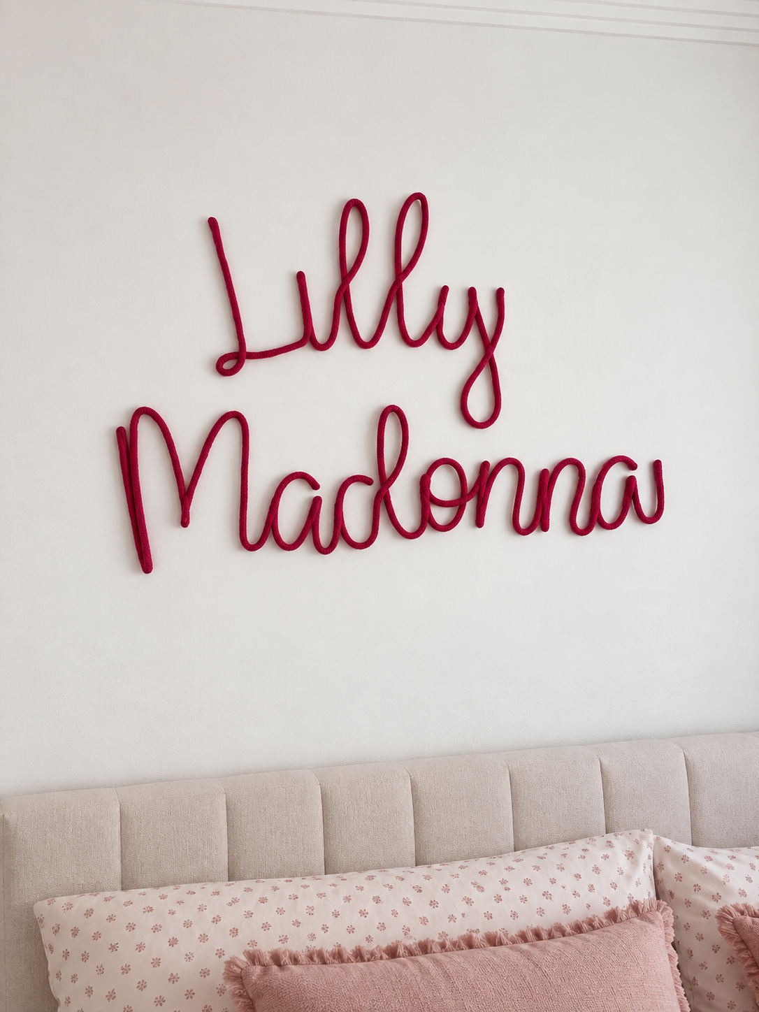 Personalised Name Knitted Decor | Twinspirations