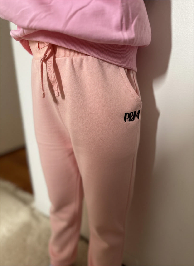 Parker & May Tracksuit Pants- Pastel Pink